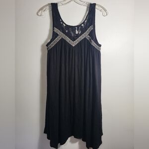 Alya black sleeveless mini dress    women's M  #2690